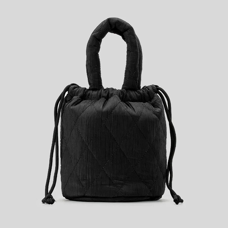 Quilora Quilted Padded Bucket Bag