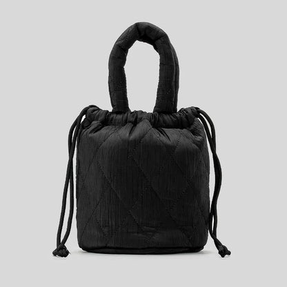 Quilora Quilted Padded Bucket Bag