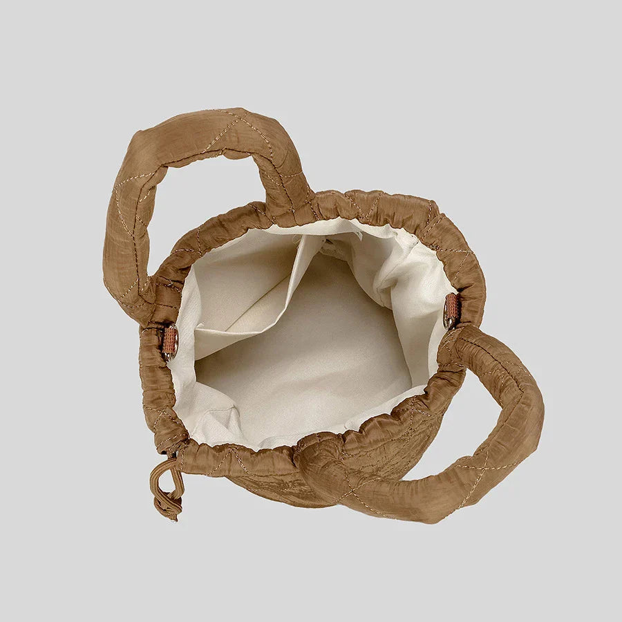 Quilora Quilted Padded Bucket Bag
