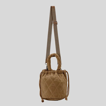Quilora Quilted Padded Bucket Bag