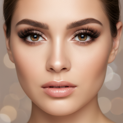 100% Real Hair Eyelash Set - 3 Pair
