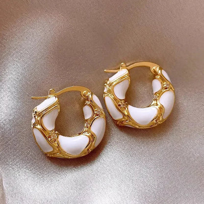 Royal Enamel Earrings
