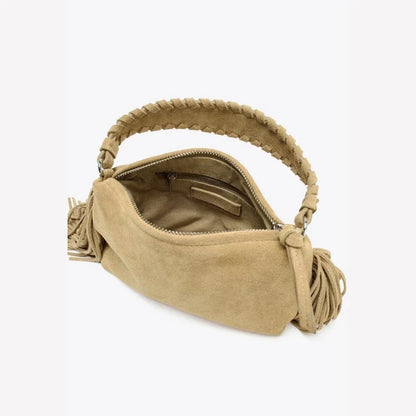 Sandra Suede Fringed Bag
