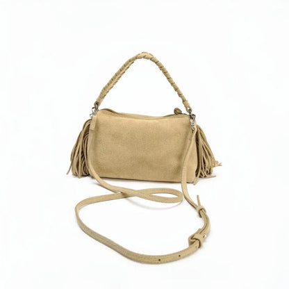 Sandra Suede Fringed Bag