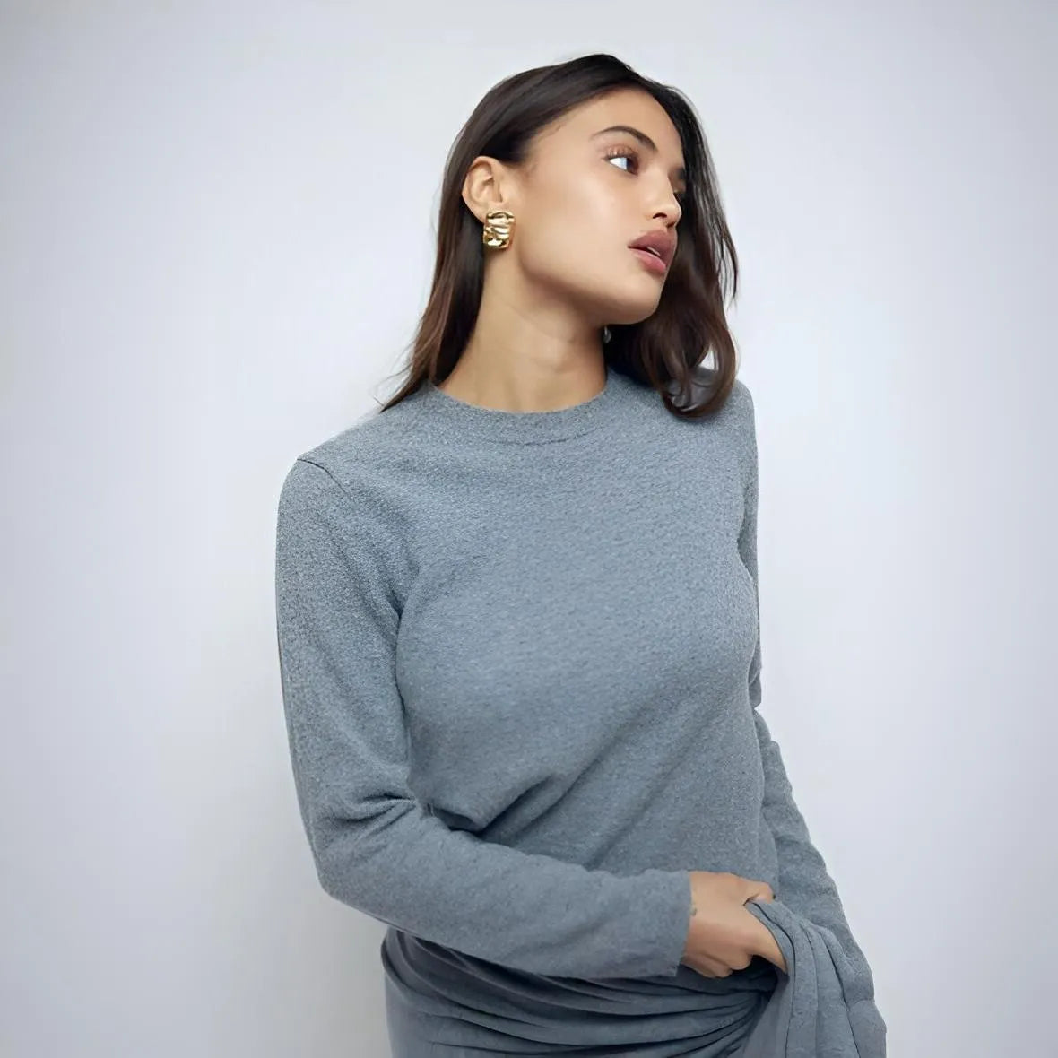 Satin Fold Earrings