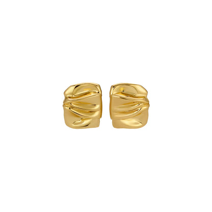 Satin Fold Earrings