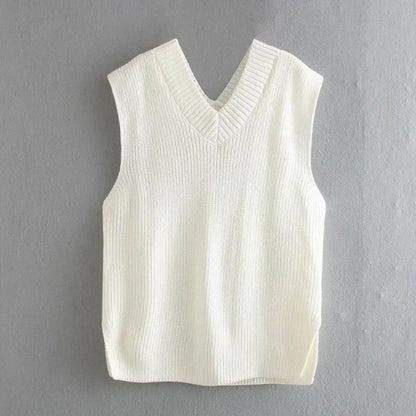 Shanika Knit Oversized Vest