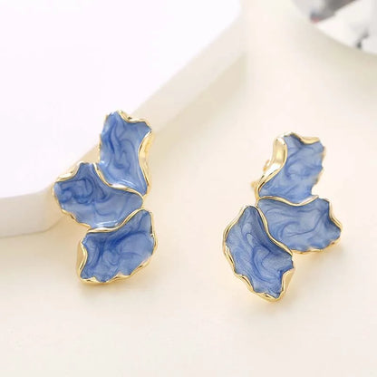 Single Flower Stud Earrings