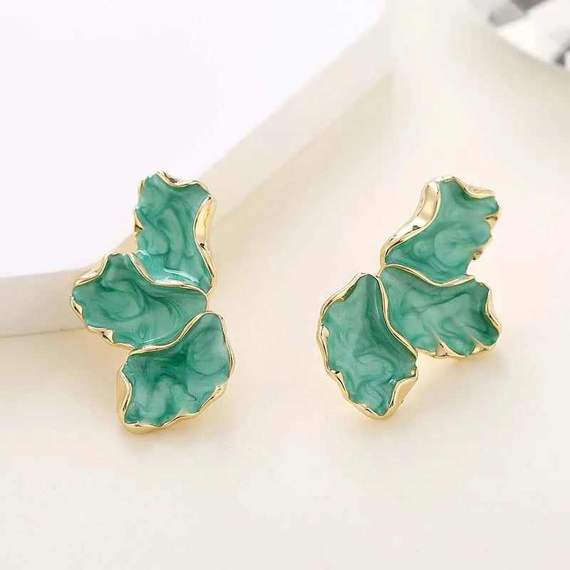 Single Flower Stud Earrings