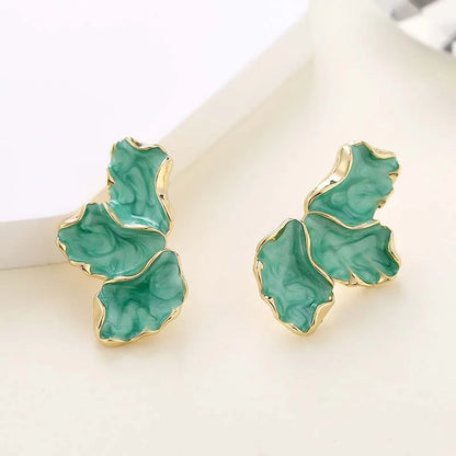 Single Flower Stud Earrings
