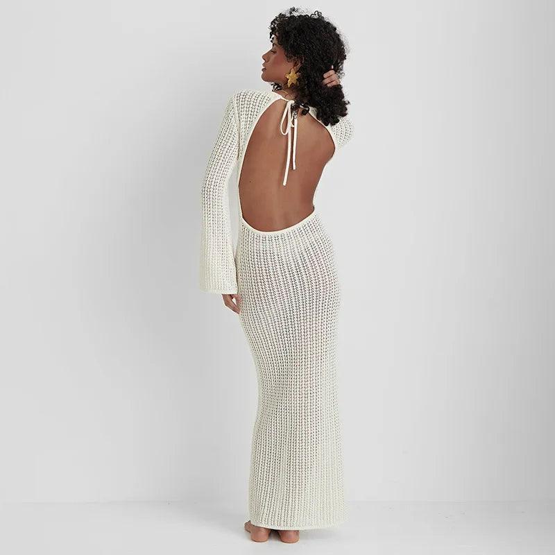 Sun Kissed Knitted Maxi Dress