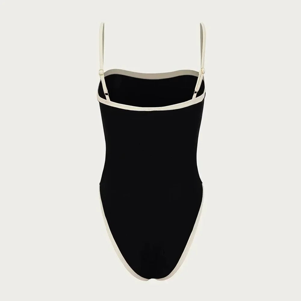 Sunkissed Dreams Black One-Piece Swimsuit