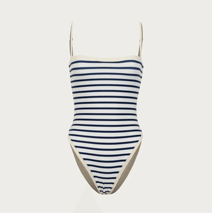 Sunkissed Dreams Blue Stripe Swimsuit