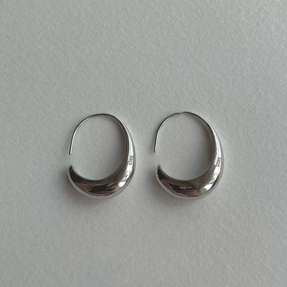 Moon Tears 925 Sterling Silver Earrings