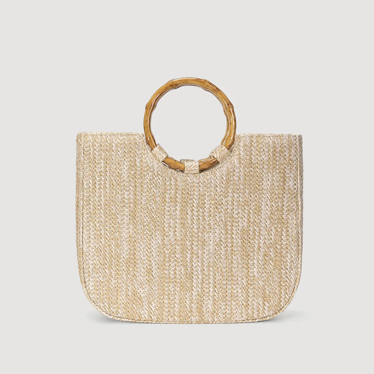 Verena Bamboo Handle Bag