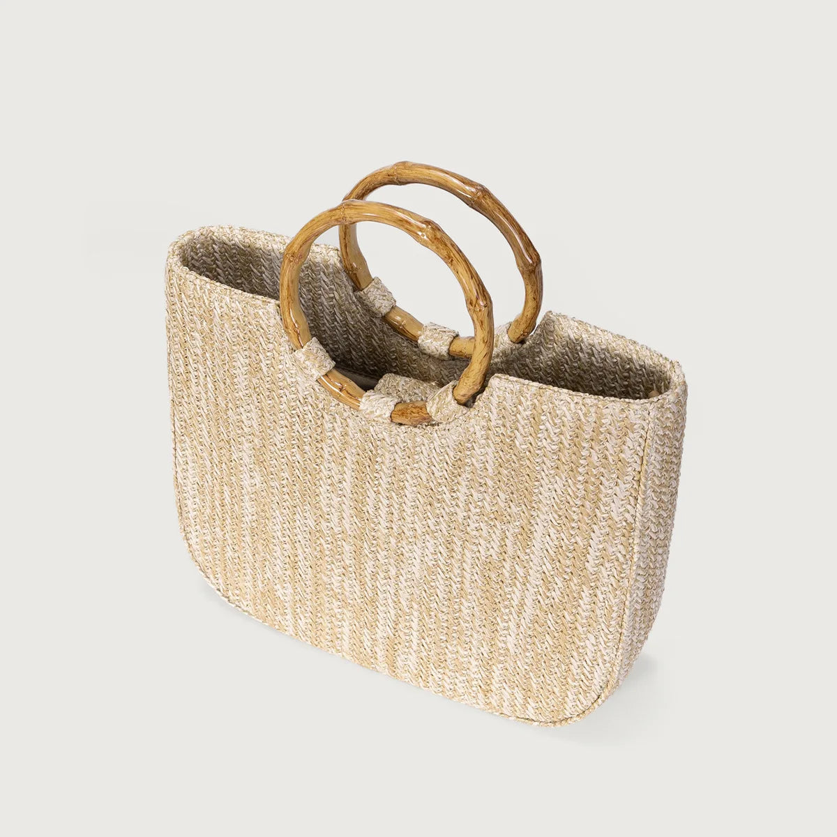 Verena Bamboo Handle Bag