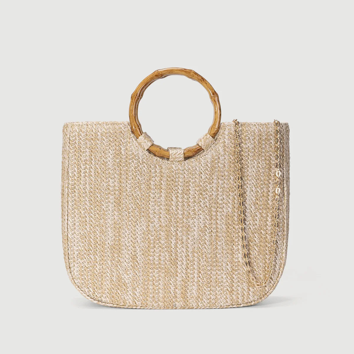 Verena Bamboo Handle Bag